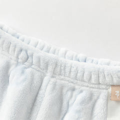 Dave&Bella Toddler Girls Gentle Blue Soft Plush Indoor Pajamas