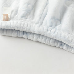Dave&Bella Toddler Girls Gentle Blue Soft Plush Indoor Pajamas