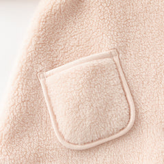 Dave&Bella Toddler Girls Winter Charming Pink Outwear Soft Plush-lined Hooded Coats