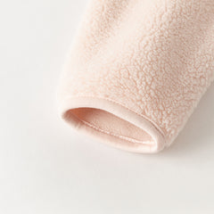 Dave&Bella Toddler Girls Winter Charming Pink Outwear Soft Plush-lined Hooded Coats