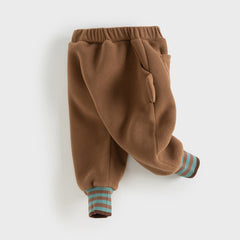Dave&Bella Toddler Girls/Boys Winter Cute Loose Fleece Pants