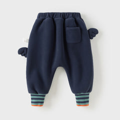 Dave&Bella Toddler Girls/Boys Winter Cute Loose Fleece Pants