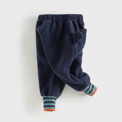 Dave&Bella Toddler Girls/Boys Winter Cute Loose Fleece Pants