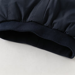 Dave&Bella Toddler Boys Winter Chinese-style Navy Blue Cozy Loose Down Pants