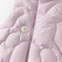 Dave&Bella Toddler Girls/Boys Winter Outdoor Windproof White Duck Down Hooded Vests