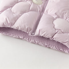 Dave&Bella Toddler Girls/Boys Winter Outdoor Windproof White Duck Down Hooded Vests