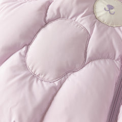 Dave&Bella Toddler Girls/Boys Winter Outdoor Windproof White Duck Down Hooded Vests