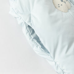 Dave&Bella Toddler Girls/Boys Winter Outdoor Windproof White Duck Down Hooded Vests