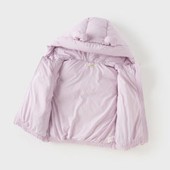 Dave&Bella Toddler Girls/Boys Winter Outdoor Windproof White Duck Down Hooded Vests