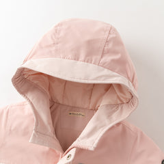 Dave&Bella Kids Girls/Boys Winter Outdoor Mid-length Windproof Cozy Hooded Down Coats