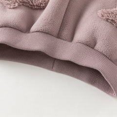 Dave&Bella Toddler Girls/Boys Winter Versatile Adjustable Waistband Plush-lined Sweatpants