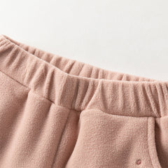 Dave&Bella Toddler Girls Winter Sweet Pink/Grey Warm Pants
