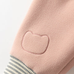 Dave&Bella Toddler Girls Winter Sweet Pink/Grey Warm Pants