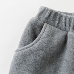 Dave&Bella Toddler Girls Winter Sweet Pink/Grey Warm Pants