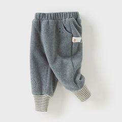 Dave&Bella Toddler Girls Winter Sweet Pink/Grey Warm Pants