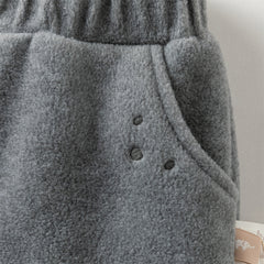 Dave&Bella Toddler Girls Winter Sweet Pink/Grey Warm Pants