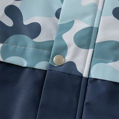 Dave&Bella Toddler Boys Winter Cool Blue Waterproof Plush-lined Hooded Outwear Coats