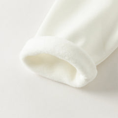 Dave&Bella Toddler Boys Winter Gentle White Turtle Long Sleeve T-shirts Tops