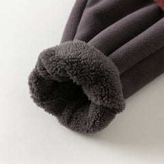 Dave&Bella Toddler Boys Playful Red Chinese-style Hooded Sweatshirt Long Pants Sets