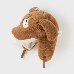 Dave&Bella Toddler Girls/Boys Cute Brown Bear's Ear-style Cozy Plush-lined Hats