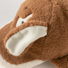 Dave&Bella Toddler Girls/Boys Cute Brown Bear's Ear-style Cozy Plush-lined Hats