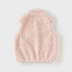 Dave&Bella Toddler Girls/Boys Cute Cartoon Animal-shaped Sleeveless Soft Plush Vest Tops