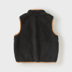 Dave&Bella Toddler Girls/Boys Cute Cartoon Animal-shaped Sleeveless Soft Plush Vest Tops