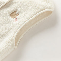 Dave&Bella Toddler Girls Adorable Sleeveless Beige Vests