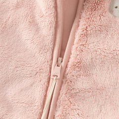 Dave&Bella Toddler Girls Autumn Sweet Pink Sleeveless Outdoor Padded Vests Tops