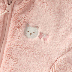 Dave&Bella Toddler Girls Autumn Sweet Pink Sleeveless Outdoor Padded Vests Tops