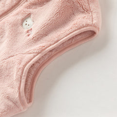 Dave&Bella Toddler Girls Autumn Sweet Pink Sleeveless Outdoor Padded Vests Tops