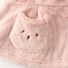 Dave&Bella Toddler Girls Autumn Sweet Pink Sleeveless Outdoor Padded Vests Tops