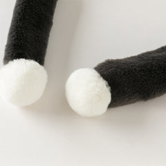 Dave&Bella Toddler Girls/Boys Soft Plush Ear-Warming Playful Panda/Rabbit-Shaped Hats