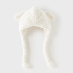 Dave&Bella Toddler Girls/Boys Soft Plush Ear-Warming Playful Panda/Rabbit-Shaped Hats