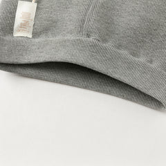 Dave&Bella Toddler Girls Grey/Black Cozy Plush-lined Daily Tights Leggings