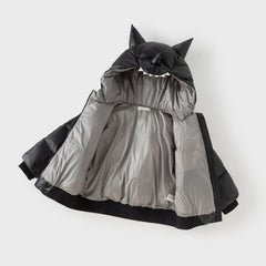 Dave&Bella Toddler Boys Winter Cute Monster-shaped Outwear Hooded Cozy Down Coats