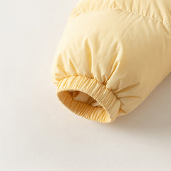 Dave&Bella Baby Girls/Boys Winter Stylish Windproof Hooded Cozy Down Rompers