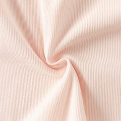 Dave&Bella Toddler Girls Beige/Pink Breathable Cotton Lace-turtle Soft T-shirt Tops