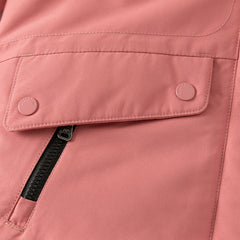 Dave&Bella Kids Girls/Boys Winter Outdoor Waterproof Fur-trimed Hooded Cozy Down Coats