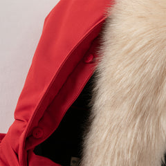 Dave&Bella Kids Girls/Boys Winter Outdoor Waterproof Fur-trimed Hooded Cozy Down Coats