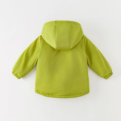 Dave&Bella Toddler/Kids Unisex Outdoor Multicolor Hooded Coat — Windproof & Insulated