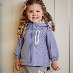 Dave&Bella Toddler/Kids Unisex Outdoor Multicolor Hooded Coat — Windproof & Insulated