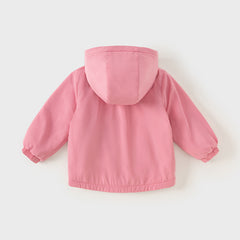 Dave&Bella Toddler/Kids Unisex Outdoor Multicolor Hooded Coat — Windproof & Insulated