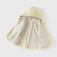 Dave&Bella Toddler/Kids Unisex Outdoor Multicolor Hooded Coat — Windproof & Insulated