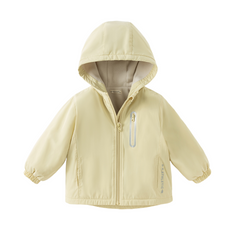 Dave&Bella Toddler/Kids Unisex Outdoor Multicolor Hooded Coat — Windproof & Insulated