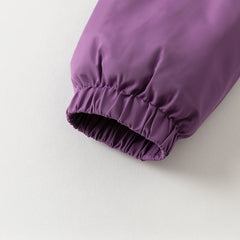 Dave&Bella Toddler/Kids Unisex Outdoor Multicolor Hooded Coat — Windproof & Insulated