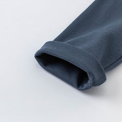 Dave&Bella Toddler Boys Cotton Casual Cartoon Letter Print T-shirts