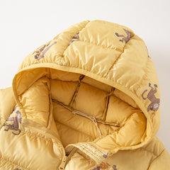 Dave&Bella Toddler Girls/Boys Winter Multi-color&print Outdoor Winproof Cozy Down Coats