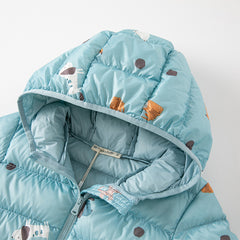 Dave&Bella Toddler Girls/Boys Winter Multi-color&print Outdoor Winproof Cozy Down Coats