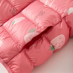 Dave&Bella Toddler Girls/Boys Winter Multi-color&print Outdoor Winproof Cozy Down Coats